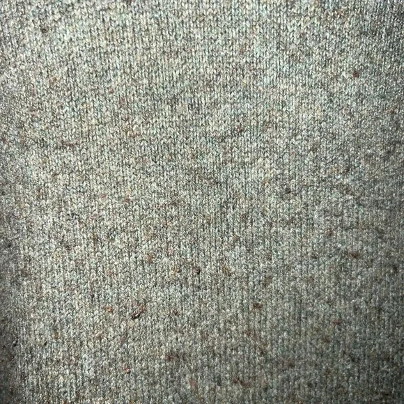 Eddie Bauer Sweater Womens Small Sage Green Pullover Wool Blend Ribbed Collar‎ - Picture 4 of 8